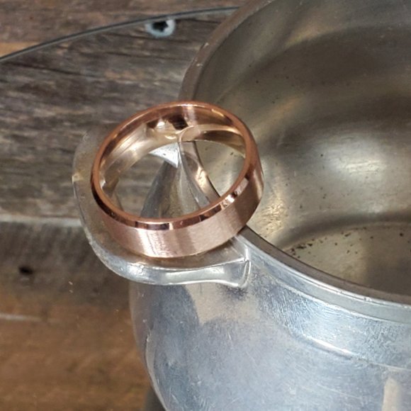 Quentin Ring - Rose Gold Stainless Steel Men's Ring - Picture 9 of 10